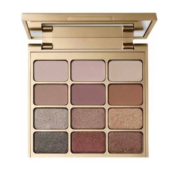 STILA Matte ‘N Metal Eyeshadow Palette Pink Rose Gold Glam Pretty Makeup NIB NWT - Picture 2 of 4